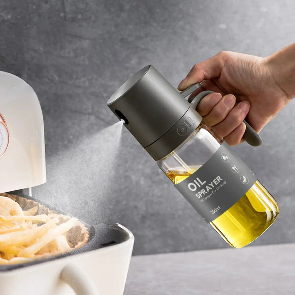 Kitchen Glass Oil Sprayer Bottle Olive Oil Sprayer Mister Spray Oil Dispenser Oil Jar Cruet BBQ Baking Picnic Kitchen Tool